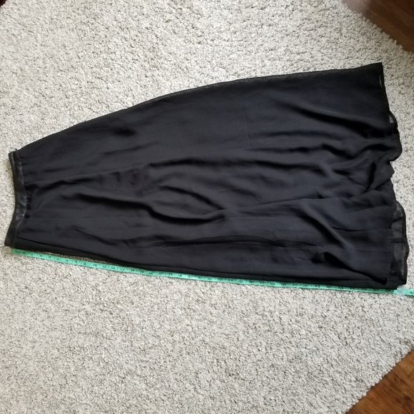 Black mesh maxi skirt size small - Picture 8 of 10